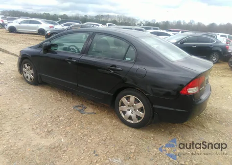 2009 Honda Civic Lx z USA, uszkodzony, nr VIN 1HGFA16569L019505